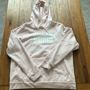 Light pink puma hoodie